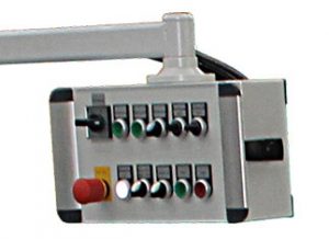 Furniersäge Bedienpanel