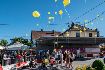 Luftballonstart