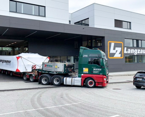 Verpackt am LKW