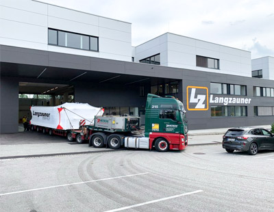 Verpackt am LKW