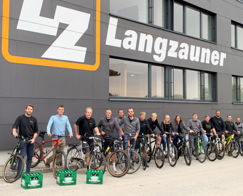 Biker Gruppenfoto