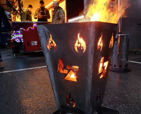 Langzauner Adventmarkt Feuerschale