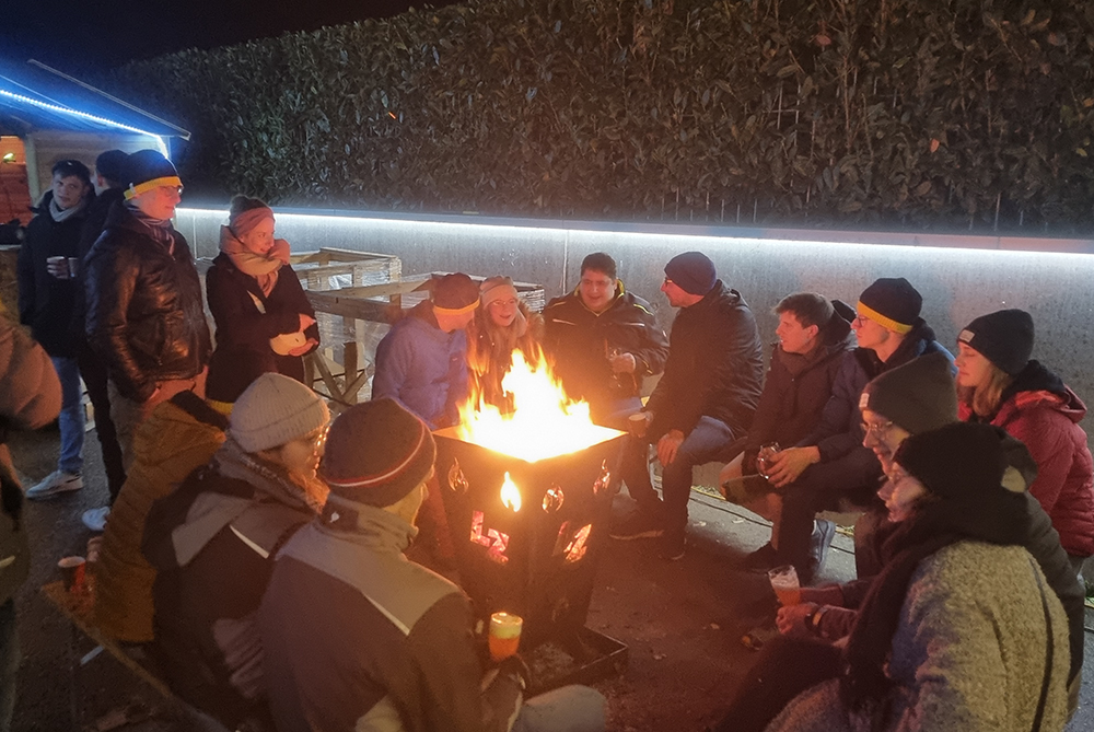 Langzauner Adventmarkt Lagerfeuer