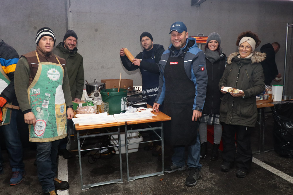 Küchenteam sorgt für die Verpflegung