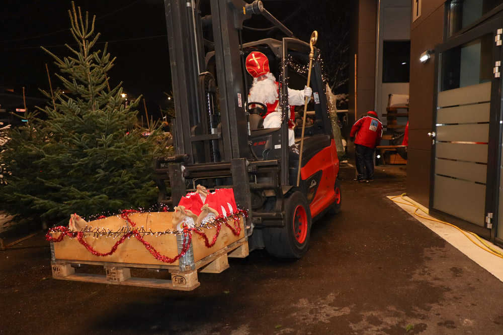 Nikolaus auf Stapler